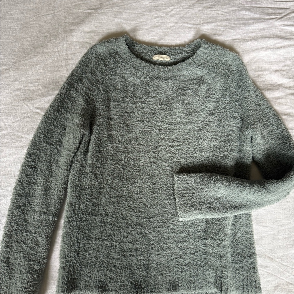 Cozy Green/ Gray Sweater